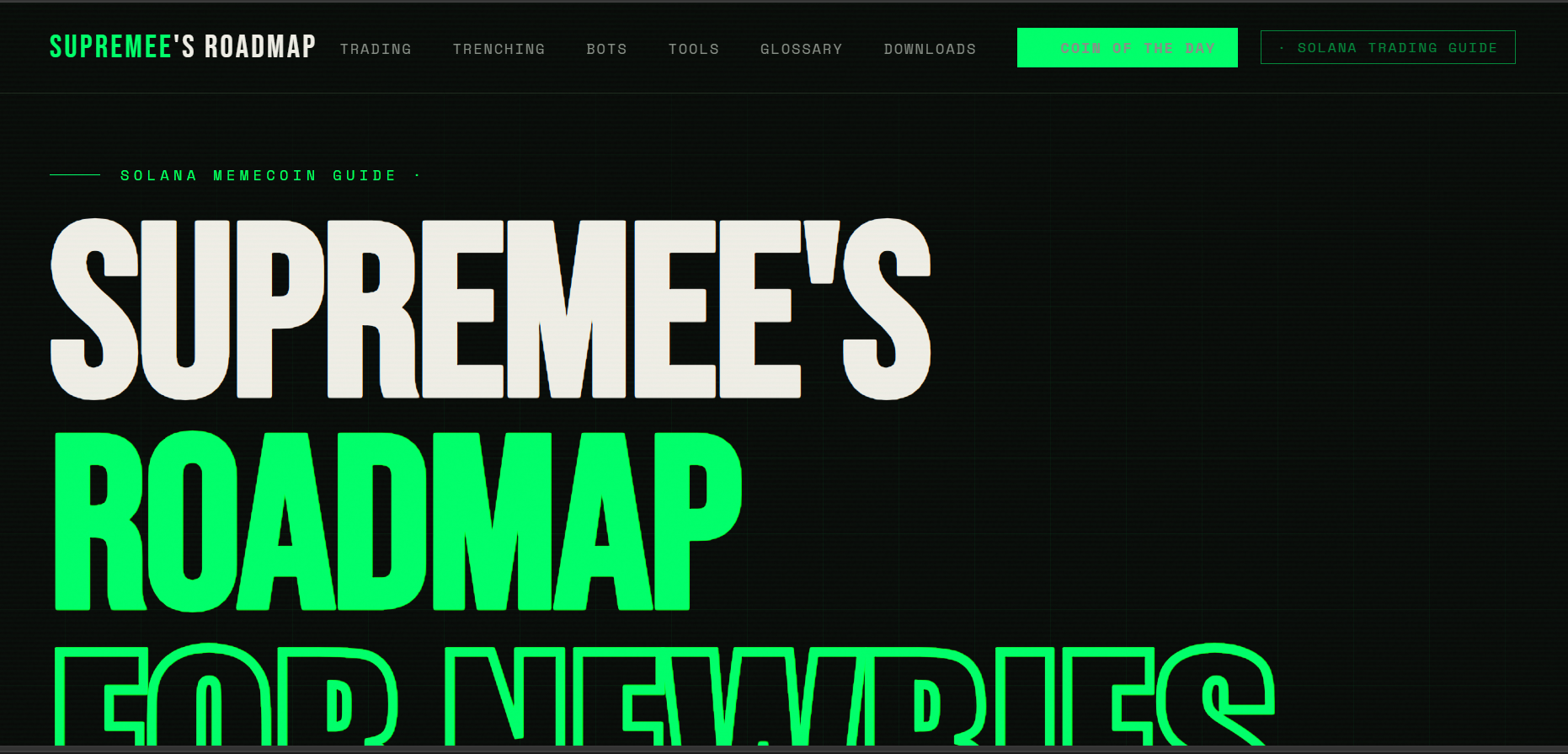 Supremee Roadmap
